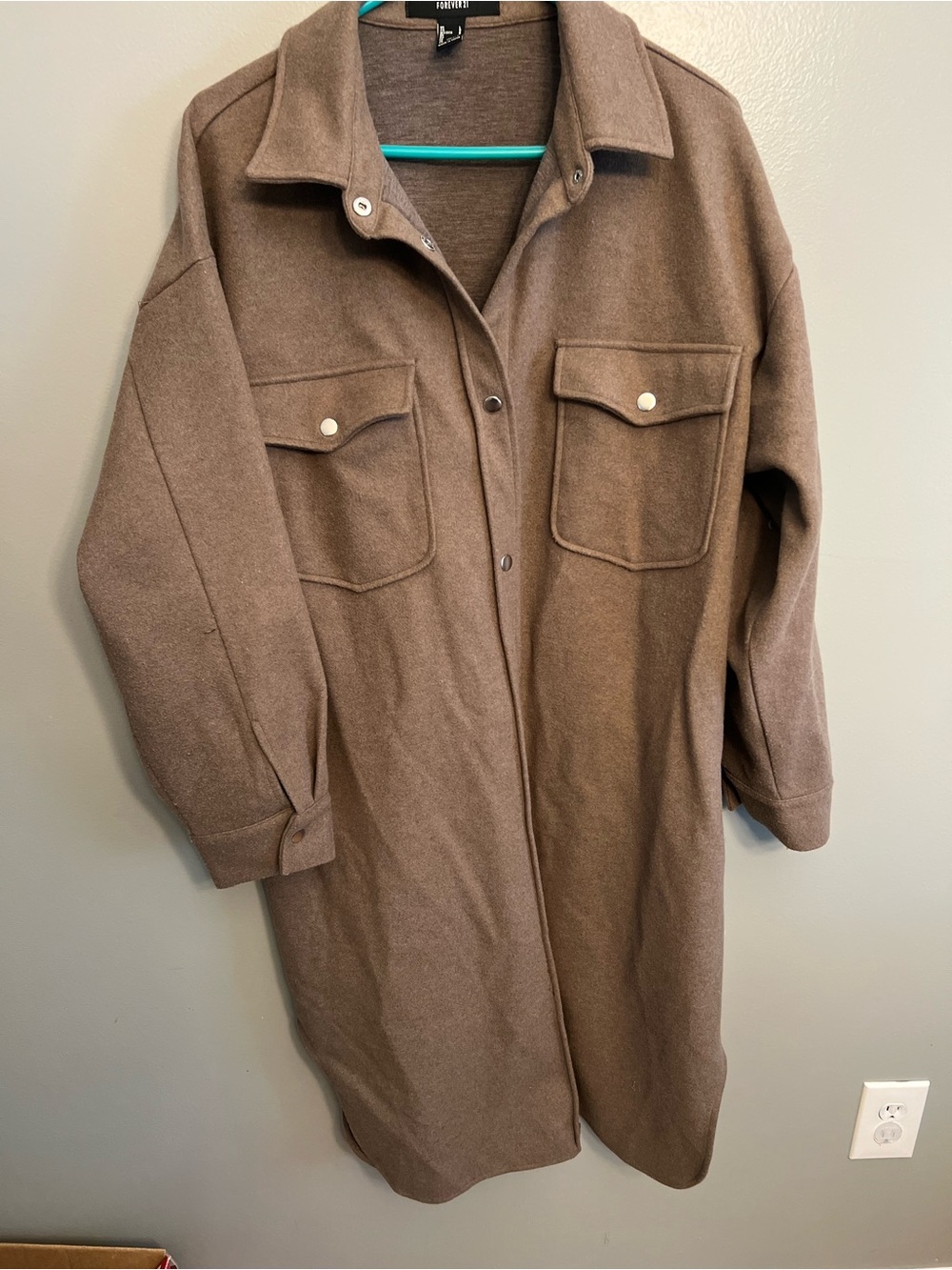 Forever 21 Taupe shacket